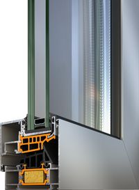 Профильная система Alumil S77 со скрытой створкой Профильная система Alumil S77 со скрытой створкой